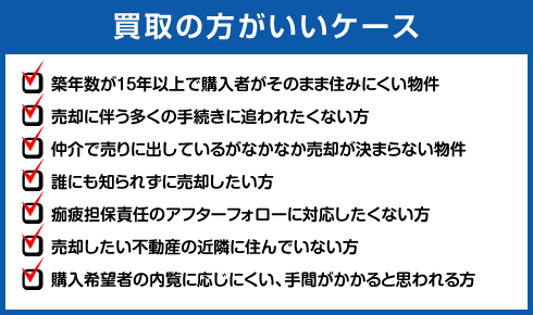 買取の方がいいケース