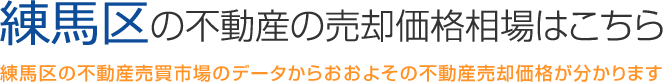 練馬区の不動産の売却価格相場はこちら